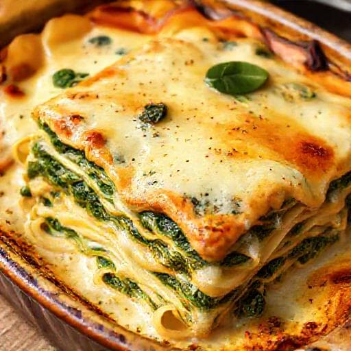 Klasické špenátové lasagne