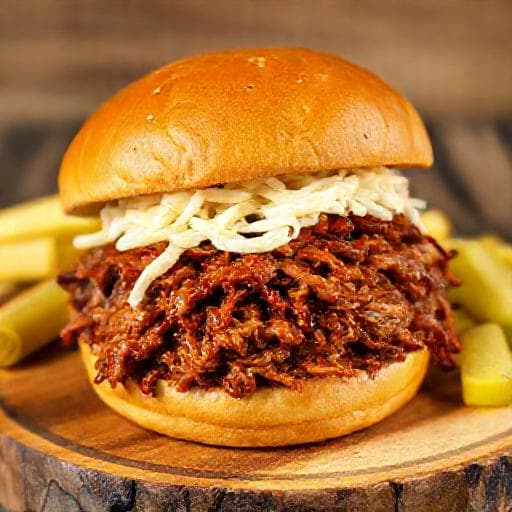 Klasický Pulled Pork Burger