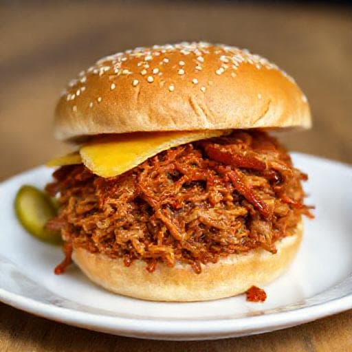 Rýchly Pulled Pork Burger