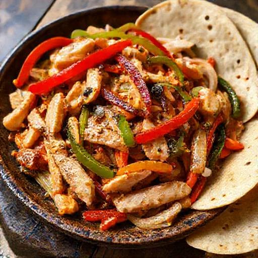 Rýchle Fajitas s kuracím mäsom