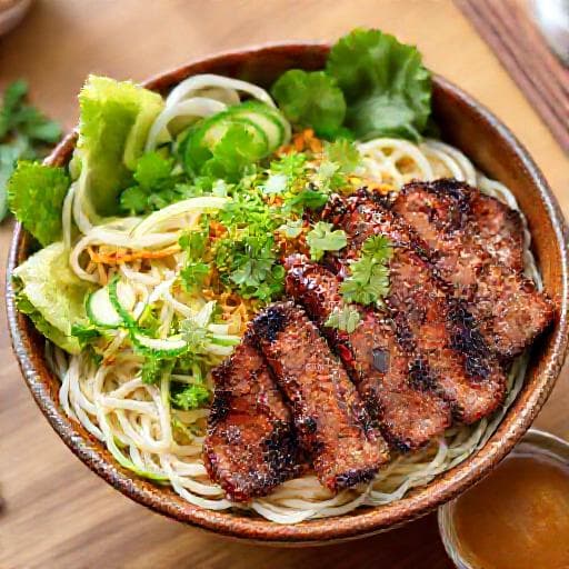 Bún bò Nam Bộ s Grilovaným Mäsom