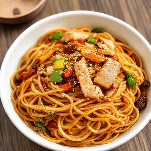Rýchle Japchae