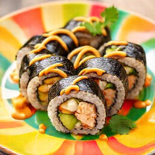 Kalifornské Rolky s Mango a Krabom (Fusion)