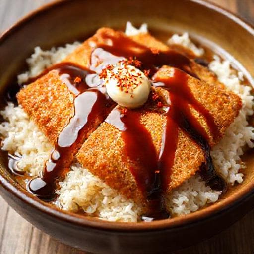 Katsu Karé s Tonkatsu Omáčkou (Katsu-sando štýl)