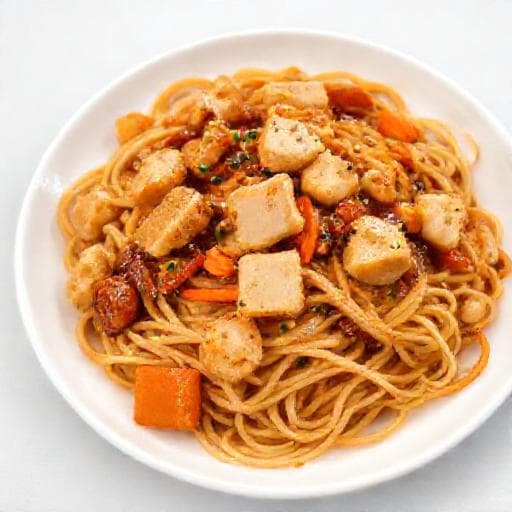 Rýchla kuracia Yakisoba
