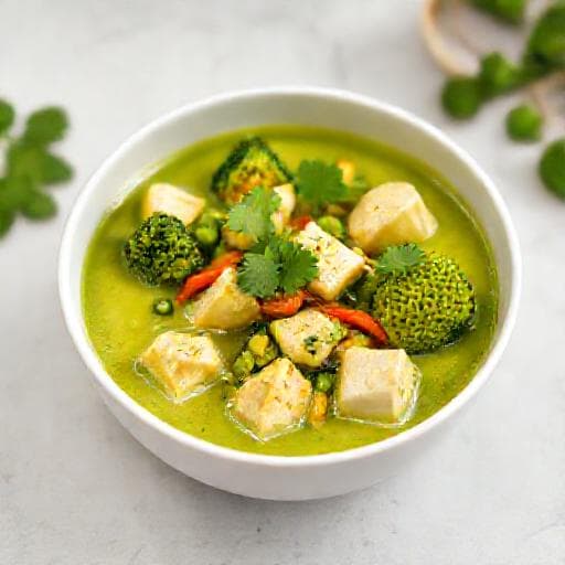 Rýchle thajské zelené karí s tofu