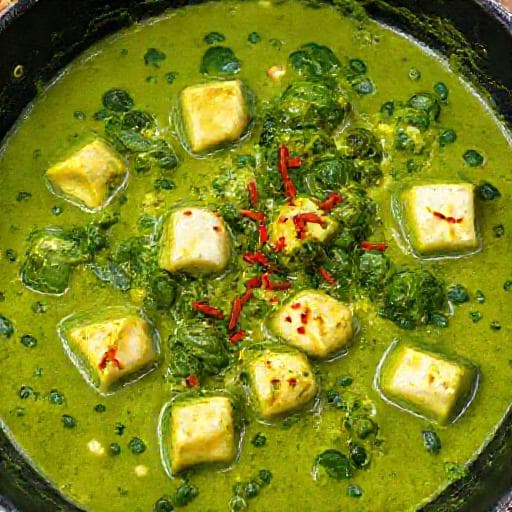 Rýchly Palak Paneer na panvici