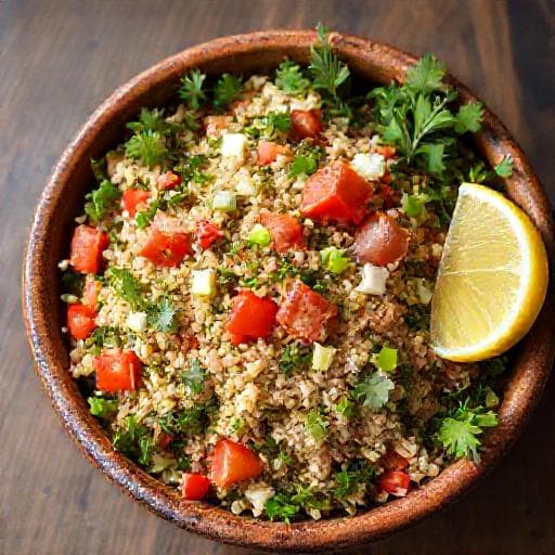 Rýchly tabbouleh