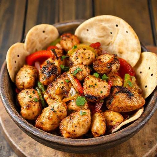Rýchle Kuracie Souvlaki na Panvici
