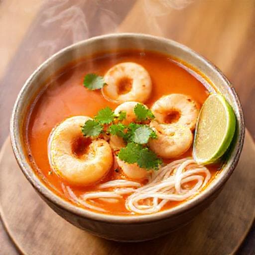 Klasická Krevetová Laksa