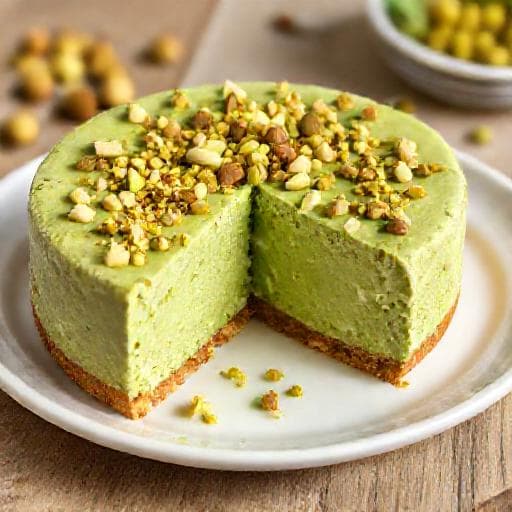 Tradičný Pistáciový Cheesecake