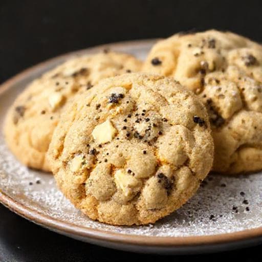 Crumbl Cookies s Bílou Čokoládou a Makom