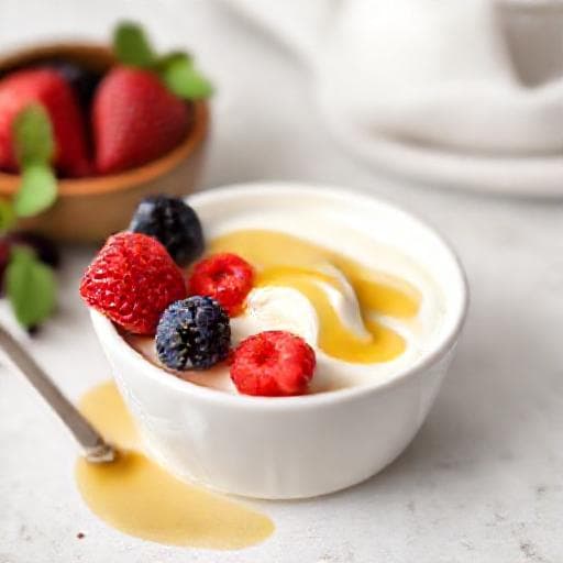 Rýchla Panna Cotta s jogurtom