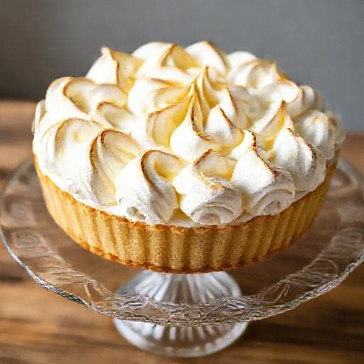 Citrónový tart s bielkovou krustou (Tarte au Citron Meringuée)