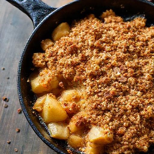 Rýchly Jablkový Crumble z Panvice