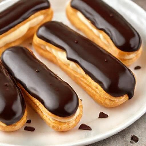 Klasické čokoládové Eclairs