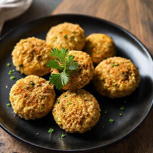Zemiakové krokety s bylinkami