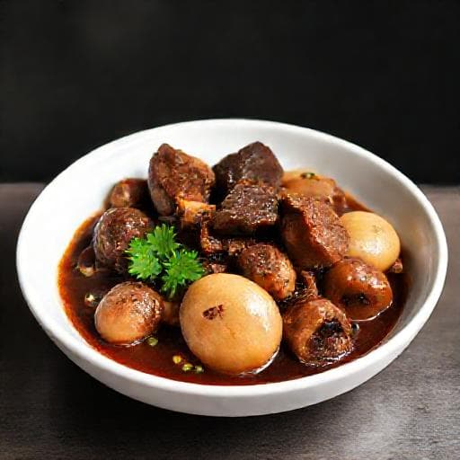 Rýchle Hovädzie po burgundsky