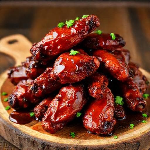 Klasické kuracie krídelká v barbecue omáčke
