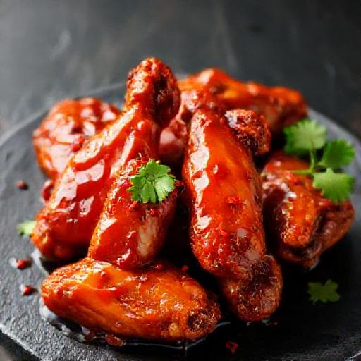 Pikantné kuracie krídelká v barbecue omáčke s medom a chilli