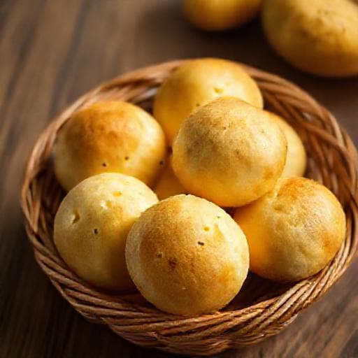 Pão de Queijo Rápido na Air Fryer (Sem Polvilho Azedo)