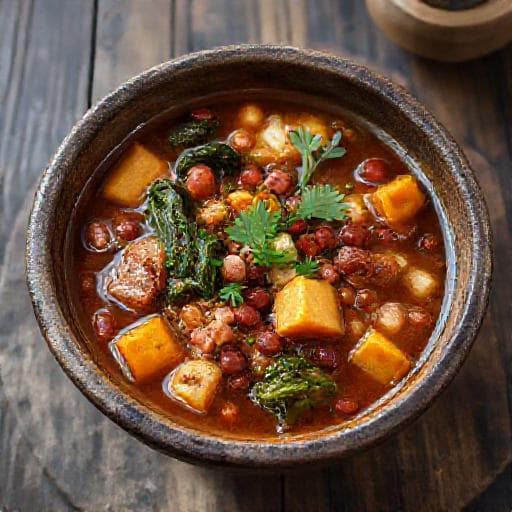Sopa da Pedra com Legumes da Época