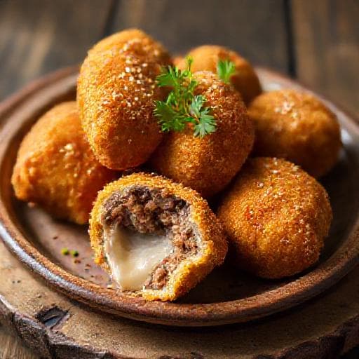 Croquetes de Carne Tradicionais