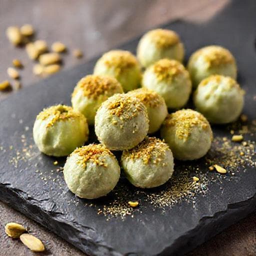 Brigadeiro de Pistácio com Toque de Cardamomo