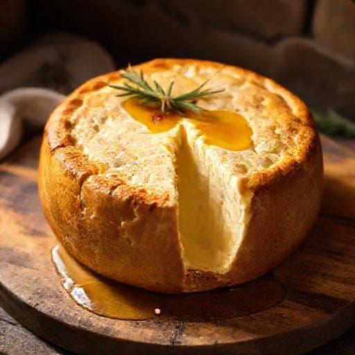Queijo da Serra no Forno Tradicional