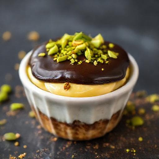 Chocolate do Dubai com Cardamomo e Pistache