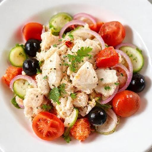 Salada de Bacalhau Rápida