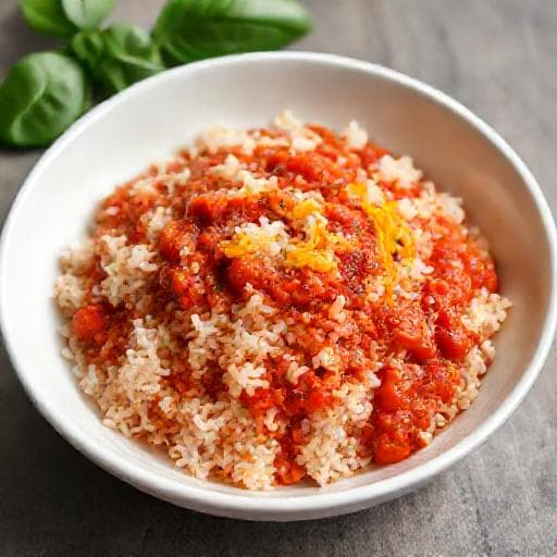 Arroz de Tomate Rápido e Simples