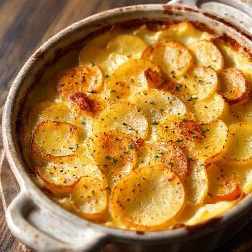 Batatas Gratinadas Clássicas