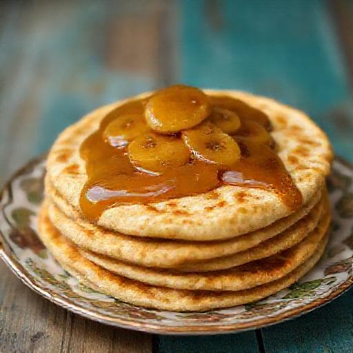 Bolo do Caco Doce com Doce de Banana