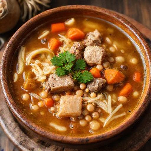 Sopa de Trigo Madeirense Tradicional