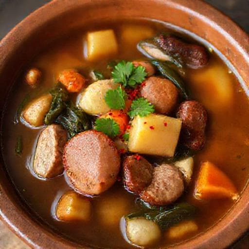 Sopa Capixaba com Toque de Defumado