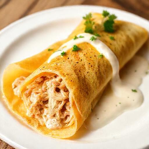 Panqueca de Frango Clássica