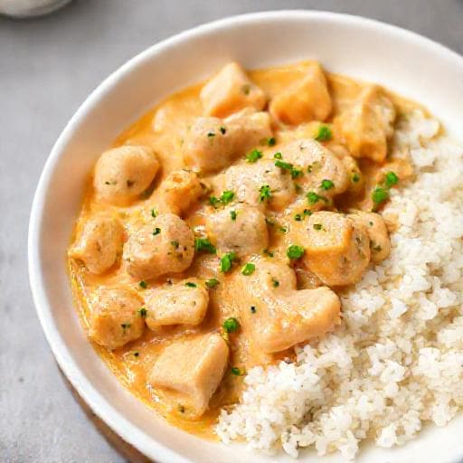 Strogonoff de Frango Rápido e Fácil