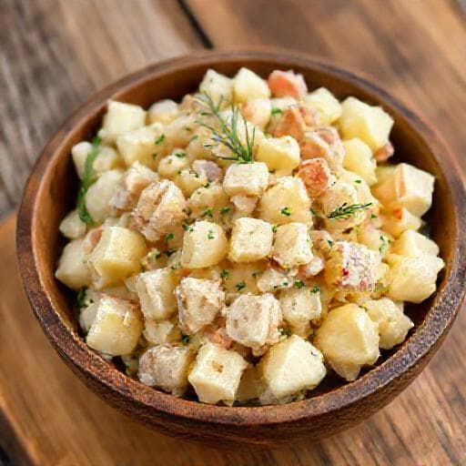 Maionese de Batata com Atum e Maçã