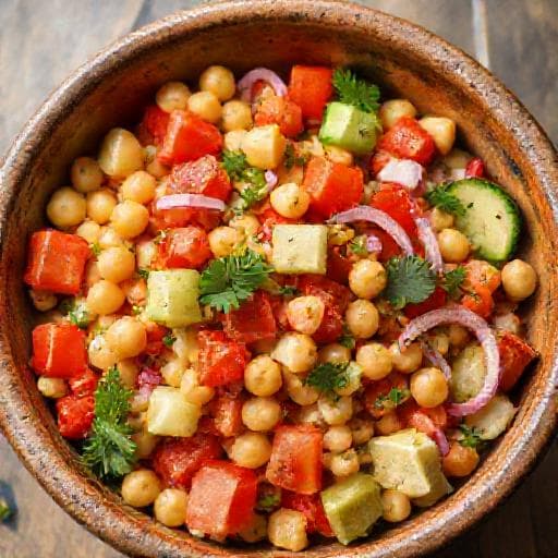 Salada Clássica de Grão-de-Bico