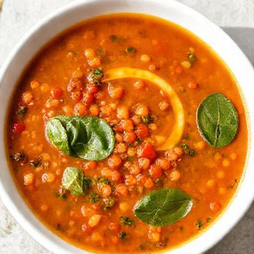 Sopa de Lentilha Rápida e Simples