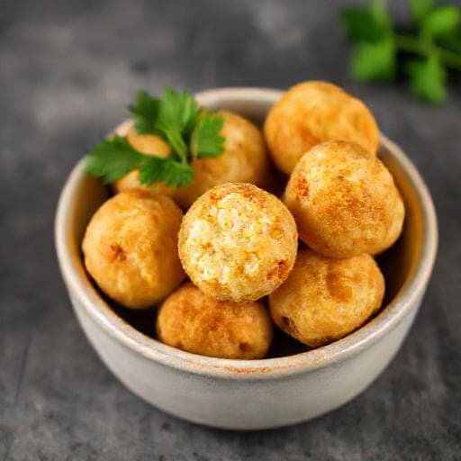 Bolinha de Queijo Rápida de Micro-ondas