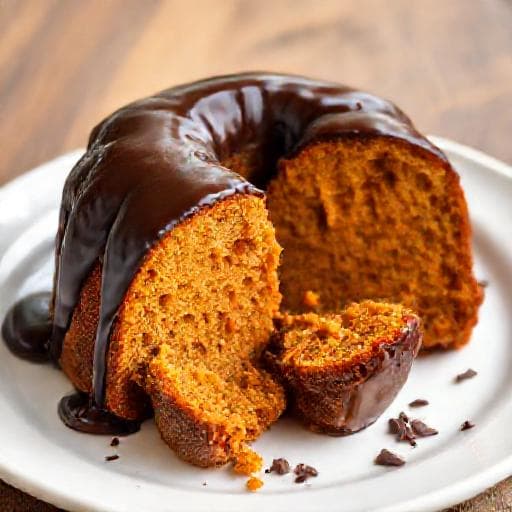 Bolo de Cenoura com Chocolate Tradicional
