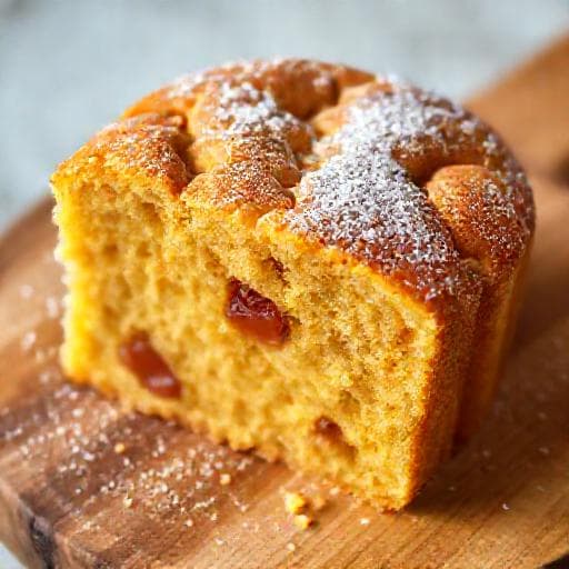 Bolo de Fubá com Goiabada