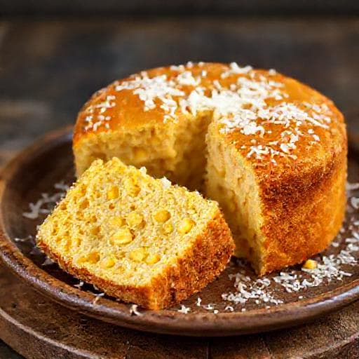 Bolo de Milho Cremoso Tradicional