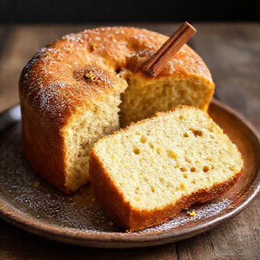 Pão de Ló de Ovar com Limão e Canela