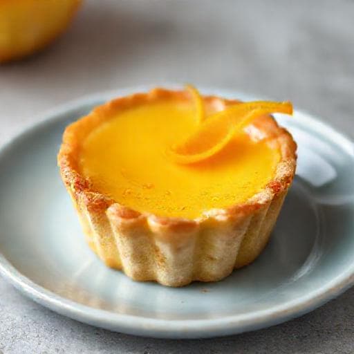 Pastel de Nata com Toque de Laranja