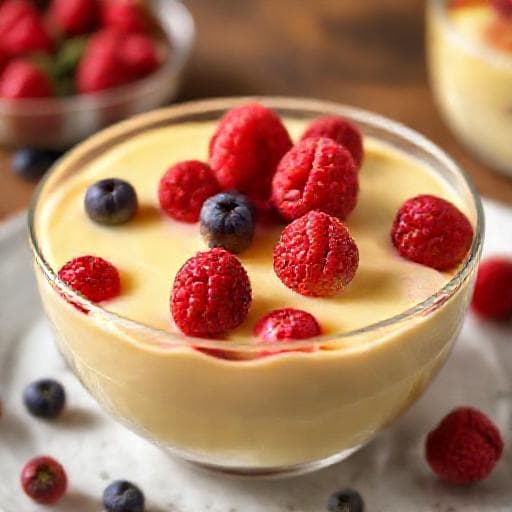 Sericaia com Frutos Vermelhos