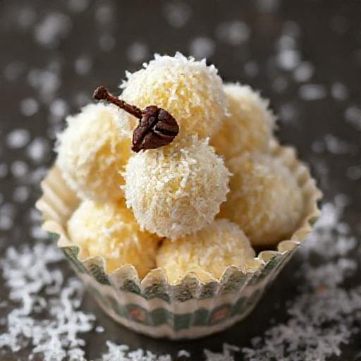 Beijinho de Coco Rápido (Micro-ondas)