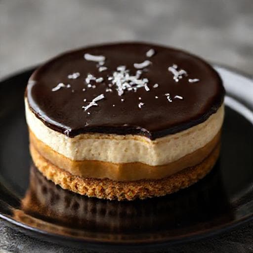 Torta Holandesa com Doce de Leite e Flor de Sal